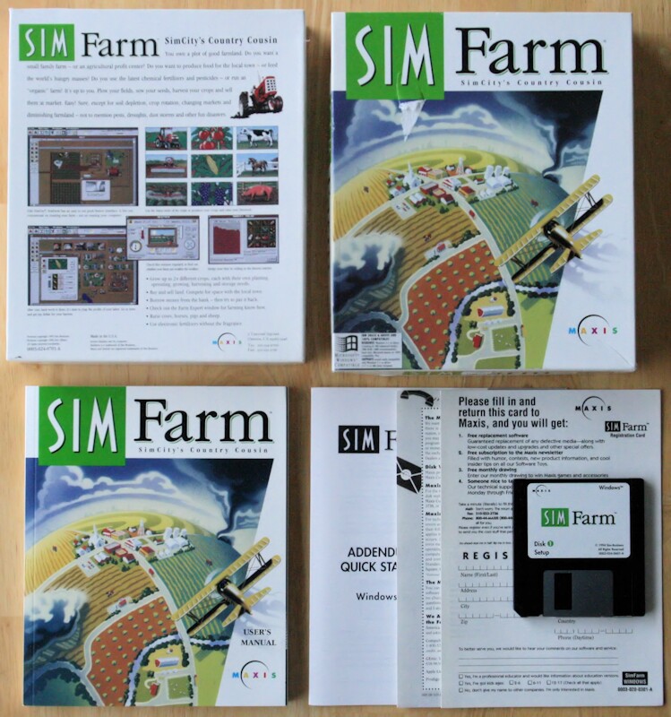 Details about SIM FARM SIMFARM BOXED +1Click XP Vista Windows7 Install