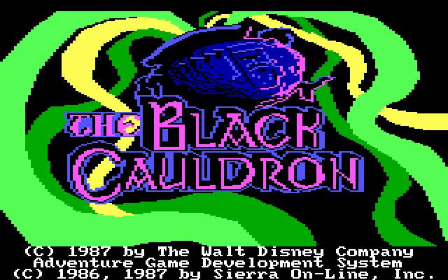 Even for today, The Black Cauldron is a decent adventure game 