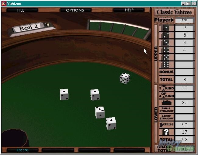 yahtzee casino game online